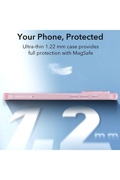 ESR IPhone 16 Pro Max Case - ESR Zero HaloLock - Frosted Pink