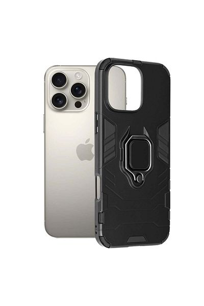 Techsuit Case for iPhone 16 Pro Max - Techsuit Silicone Shield - Black