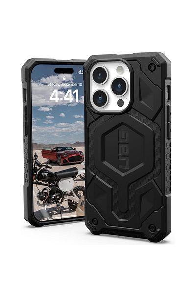 UAG IPhone 15 Pro Case - UAG Monarch Pro - Carbon Fiber