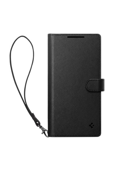 Spigen Husă pentru Samsung Galaxy S25 Ultra - Spigen Wallet S - Neagră