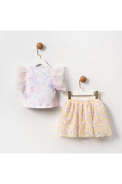 ministok Birthday Queen Confetti Girl's Double Set
