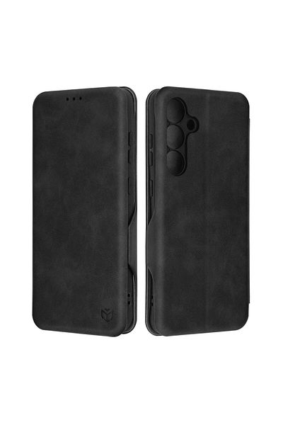 Techsuit Case for Samsung Galaxy S24 FE - Techsuit Safe Wallet Plus - Black