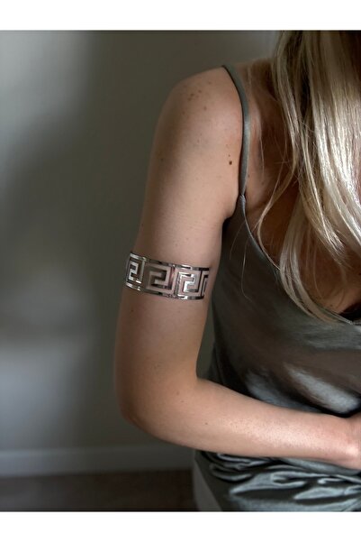 Rossetto Atelier سوار متاهة فضية Pazu Armcuff