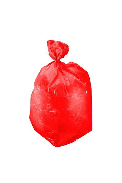 PROLINE Polyethylene Household Bags 120L / Red, 10/Set