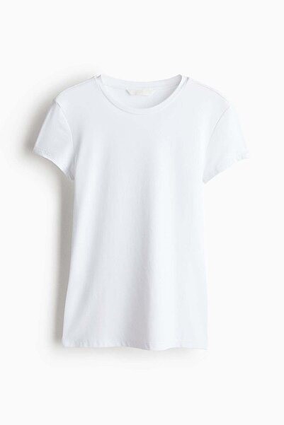 H&M Fitted microfibre T-shirt