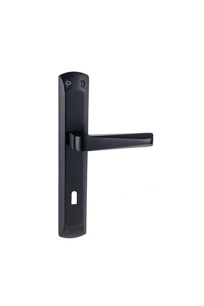 EYMEN YAPI Arpat Rosa Grand Luxury Aluminum Door Handle Matte Black Room