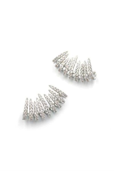 PRATİKOBA Jewelled Earrings - Silver