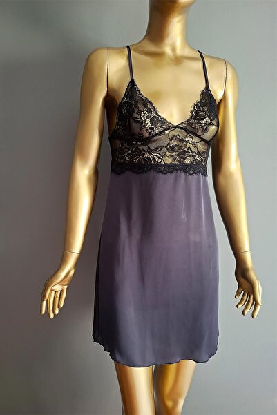 cdh çeyize dair herşey La Rozita Special Hard Coal 5 Piece Satin Chiffon Dowry Set 6857