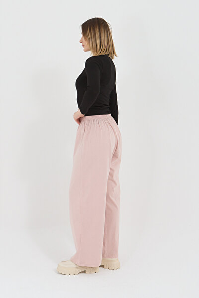 ROVİ Pudra Pink Skirted Pants