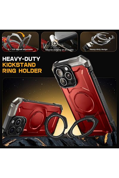 Supcase IPhone 16 Pro Max Case - Supcase Unicorn Beetle Defender - Ruddy