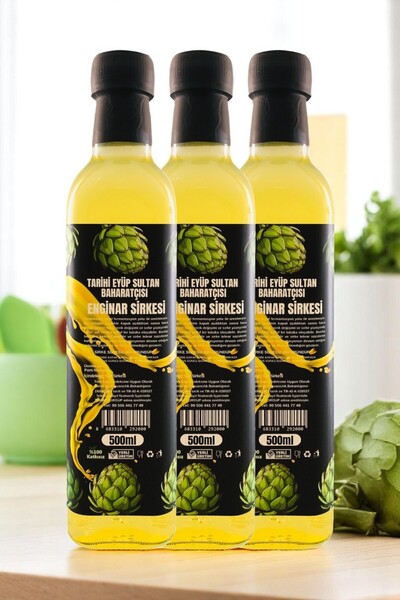 TARİHİ EYÜP SULTAN BAHARATCISI Üçlü Paket Enginar Sirkesi