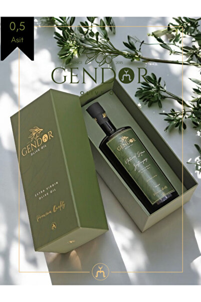 Gendor Olive Oil Soğuk Sıkım Filtresiz Natürel Sızma Zeytinyağı / Hediyelik Ş...