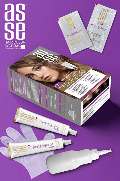 asse Vopsea de păr permanentă 8.3 Șaten deschis (SATIN AURIU DESCHIS) 50 50ml