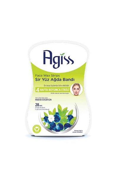 Shem Sir Facial Waxing Strips 28 Pack Facial Waxing Strips for Sensitive Skin