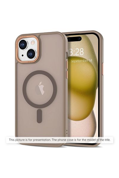 Techsuit IPhone 13 Pro Max Case - Techsuit HaloFrostÂ MagSafe Series - Sandstone Brown