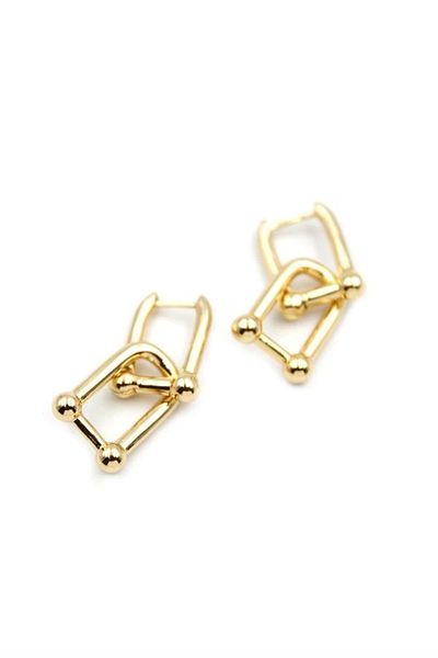PRATİKOBA Tf Earrings - Gold