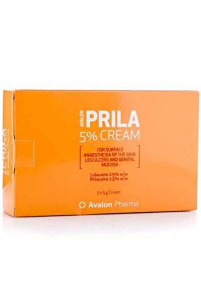 AVALON Avalon Prila 5% Topical Anesthetic Cream - 5 x 5g