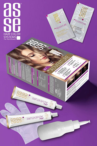 asse Permanent Hair Dye 8.7 Caramel 50 50ml