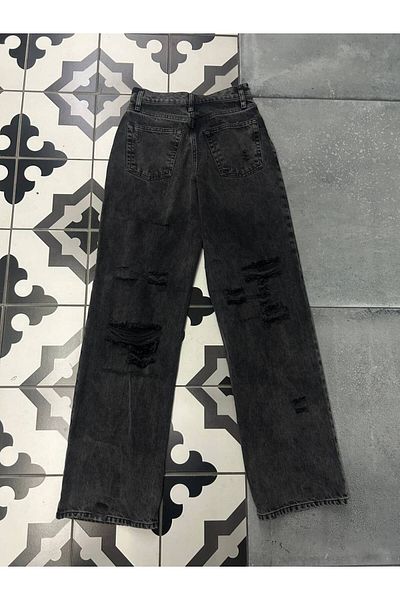 DENİKK Trend Special Design Button Detail Wide Leg Comfortable Fit Palazzo Trousers