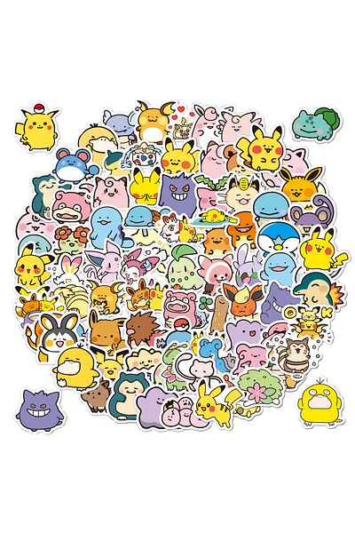 Choice 50pcs 50/100pcs Cartoon Cute Anime Pokemon Graffiti Stickers For Laptop Motorcycle Stationery Waterp
