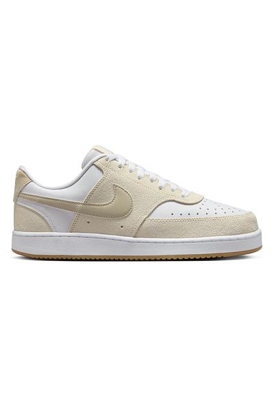 Nike Sports Shoes Court Vision Low Next Nature Unisex Suede Detailed Casual Sneaker