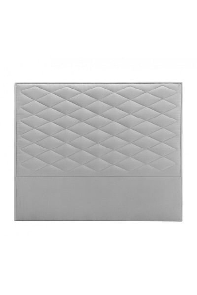 soufa dibaj H110 | Velvet headboard - Light Grey - 180x200 cm