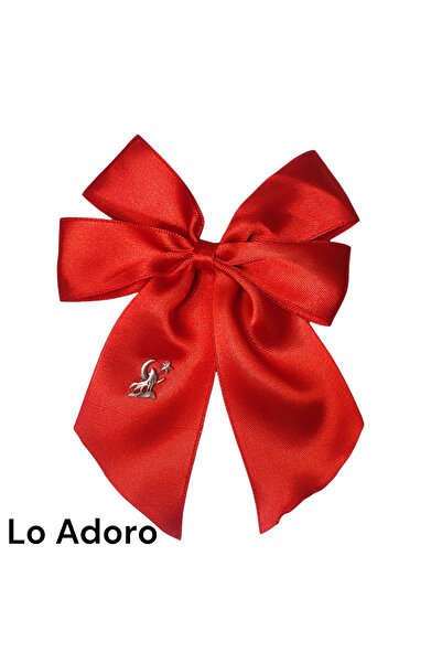 LO ADORO Women's Tie Shirt Accessory Stone Detail Ornate Tie Women's Collar Pin Brooch Special Design Tie