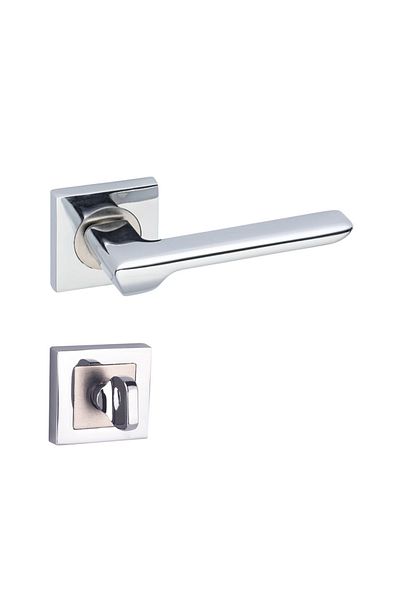 EYMEN YAPI Arpat Sofia Square Badge Wc Door Handle Chrome