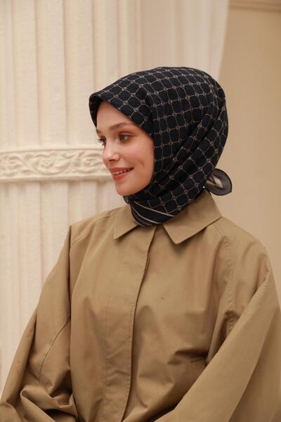 Silk Home Олінда Ешарп 48004 -6485 90 x 90 Лациверт - Крем 74