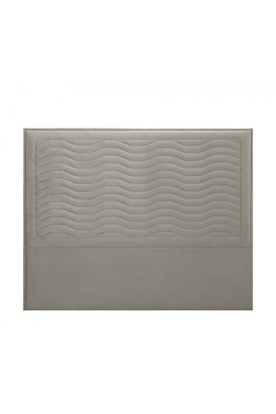 soufa dibaj H191 | Velvet headboard - Beige - 180x200 cm
