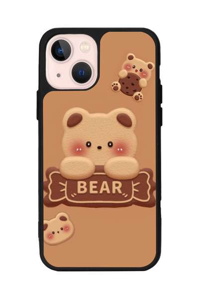 Aksel Kılıf متوافق مع هاتف Apple iPhone 13 Mini، أسود غير لامع، سيليكون ناعم،...