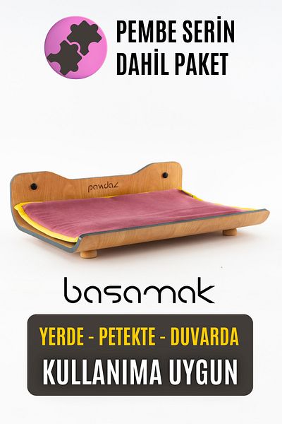 pawdaz Step - بساط رائع للقطط يمكن استخدامه على الحائط والتدفئة والسرير على الأرض