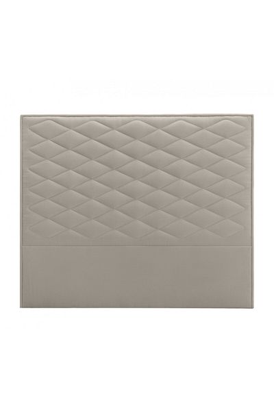 soufa dibaj H110 | Velvet headboard - Beige - 160x200 cm