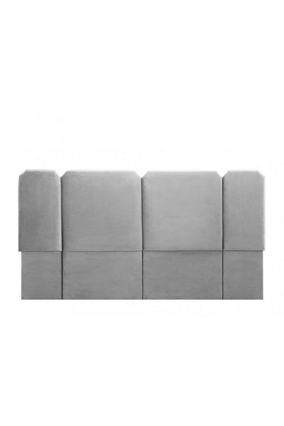 House One H116 | Velvet headboard - Light Grey