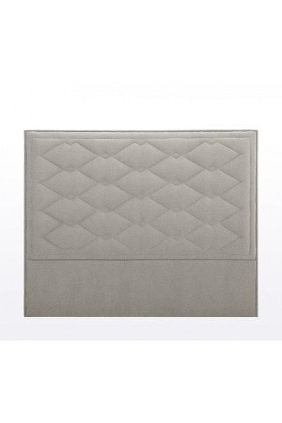 House One H187 | Velvet headboard - Beige - 180x200 cm