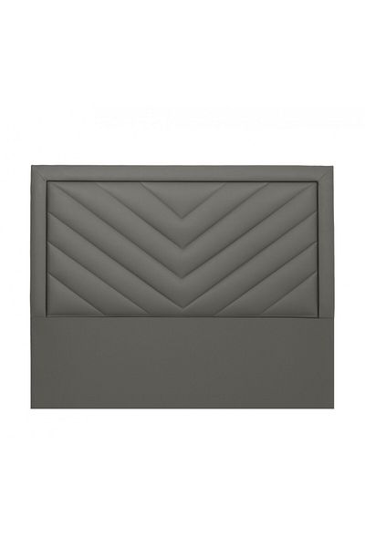 soufa dibaj H011 | Velvet headboard - Dark Grey
