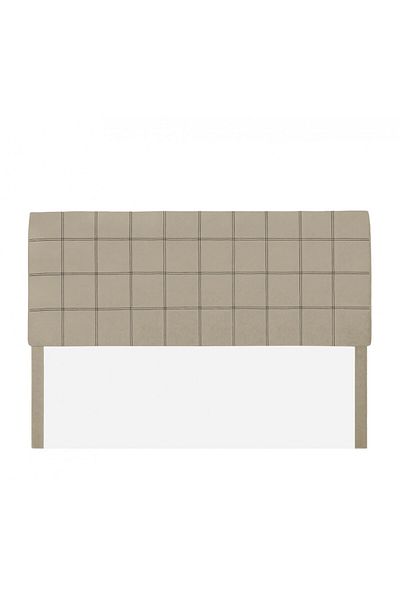 soufa dibaj H118 | Velvet headboard - Brown