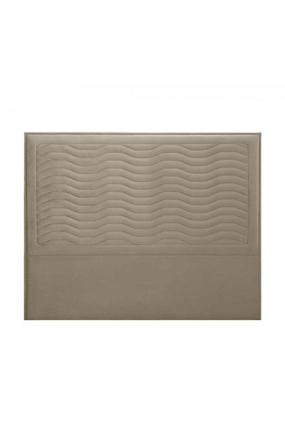 House One H191 | Velvet headboard - Brown - 100x200 cm