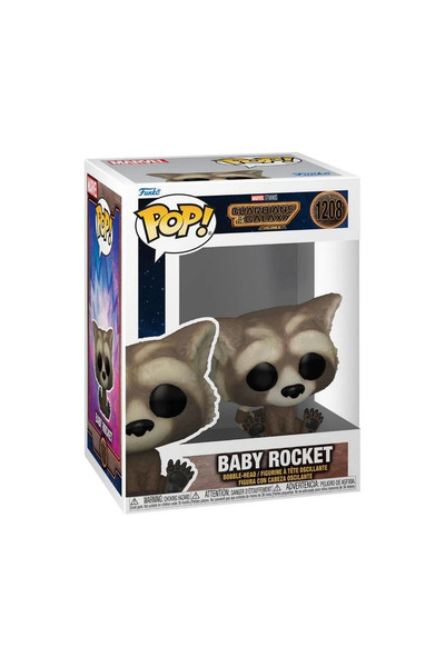 ÇEŞİT SEPETİM Boy's Toy Funko Pop Movies Guardians of the Galaxy Baby Rocket with Girl Educational Toy