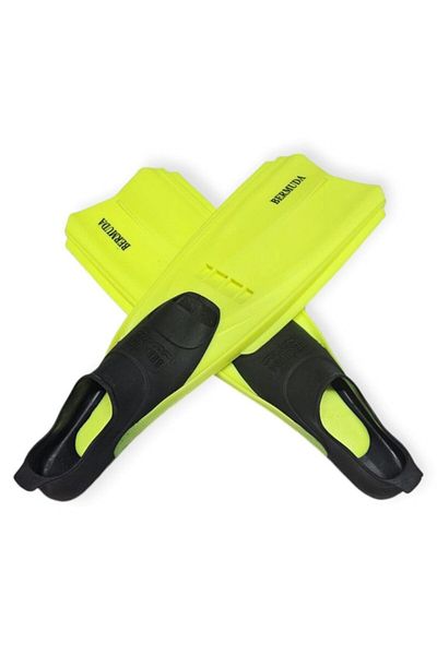 deryame Swimmer Flippers Yellow with Bag - 41-42 - B576