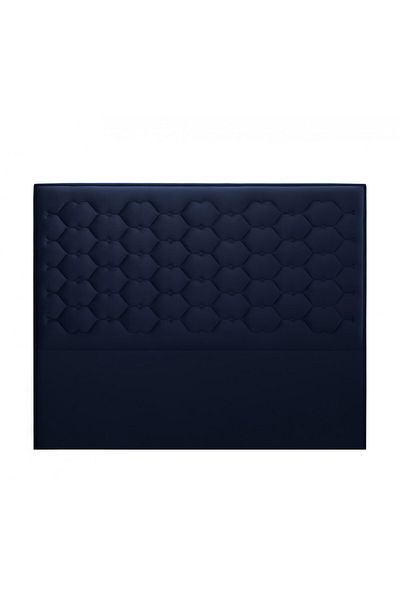soufa dibaj H173 | Velvet headboard - Dark Blue - 180x200 cm