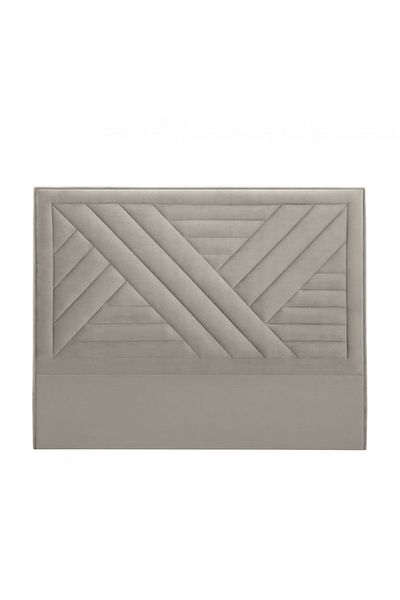soufa dibaj H009 | Velvet headboard - Beige