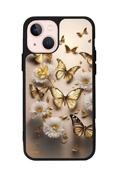 Aksel Kılıf متوافق مع هاتف Apple iPhone 13 Mini، أسود غير لامع، سيليكون ناعم،...