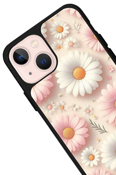 Aksel Kılıf Apple iPhone 14 Compatible Printed, Matte Black Color, Soft Silicone, Protector, Shock Absorbing Cover, Case
