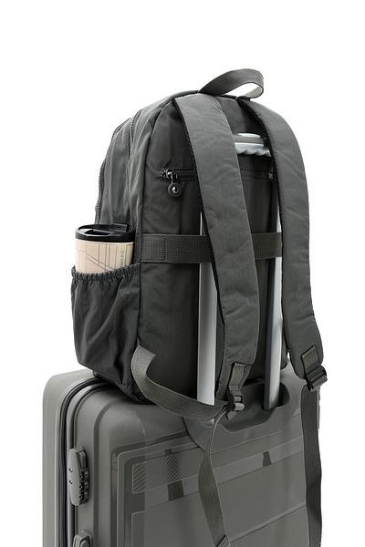 OLDSO Sanmorris Unisex Water Resistant Fabric Large Size School & Travel Backpack with Laptop Compartment