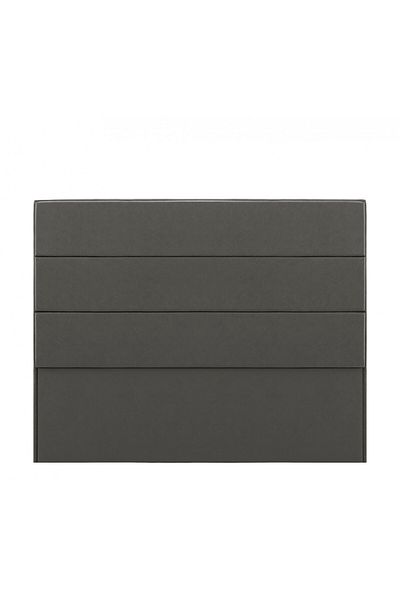 soufa dibaj H103 | Velvet headboard - Dark Grey
