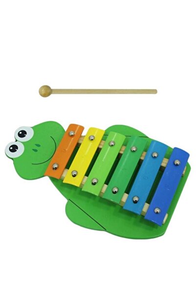 NEWBRENDHOME ألعاب تعليمية توضيحية من سونمان، إكسيليفون خشبي مع شكل ضفدع، لعب...