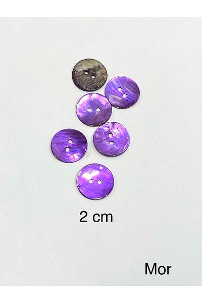karantuhafiye Button / Colorful Button / Set of 6 / Purple