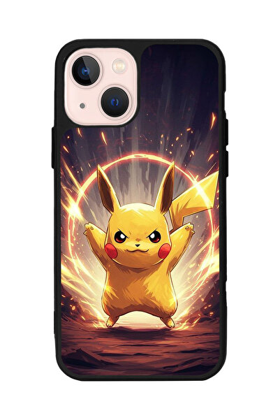 Aksel Kılıf متوافق مع هاتف Apple iPhone 13 Mini، أسود غير لامع، سيليكون ناعم،...