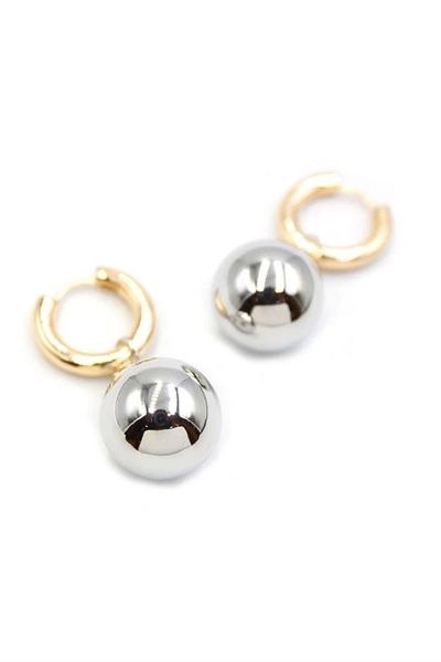 PRATİKOBA Ball Earrings - Silver